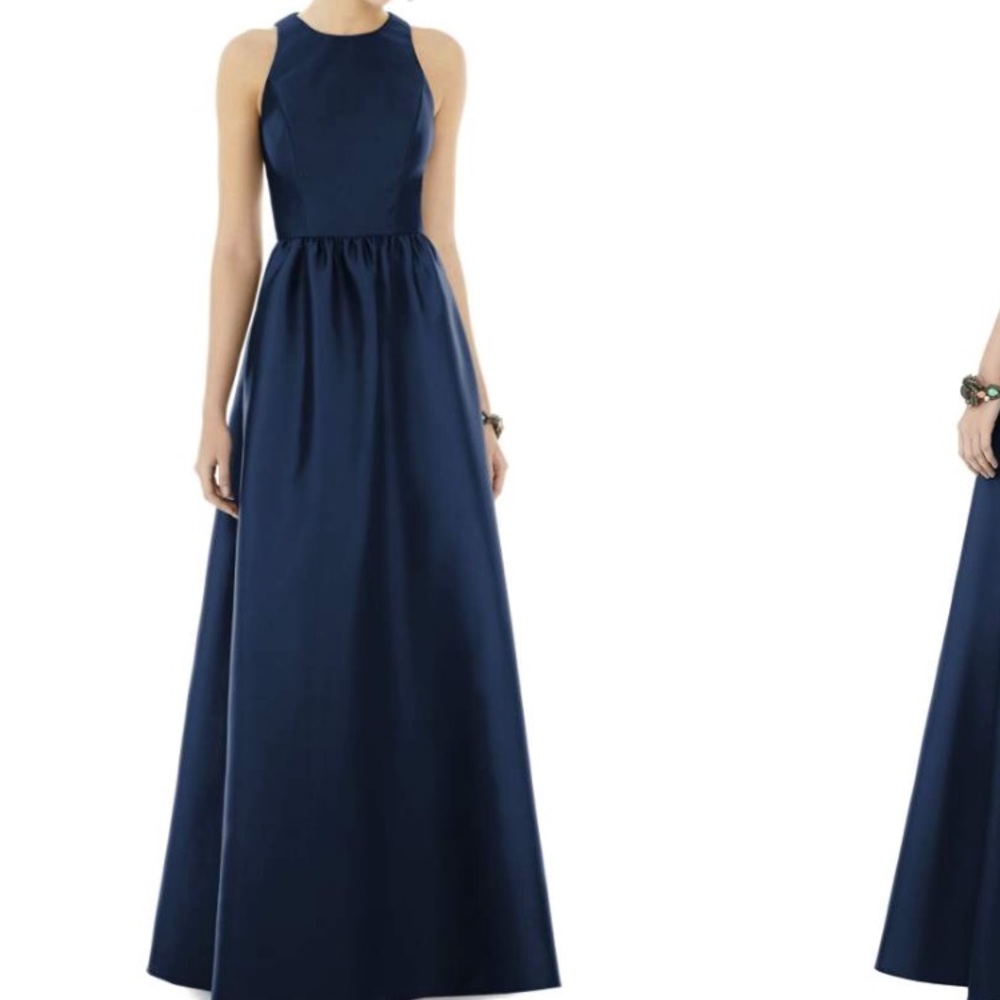 Alfred Sung midnight blue (navy) dress.